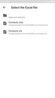 Excel Contacts Import Export capture d'écran 2