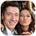 Selfie com robert lewandowski