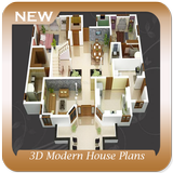 3D Modern House Plans آئیکن