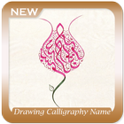 Drawing Calligraphy Name Art ikon