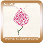 Drawing Calligraphy Name Art ícone