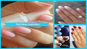 Easy Ombre Nails Step by Step پوسٹر