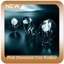 Pink Diamonds Live Wallpaper aplikacja