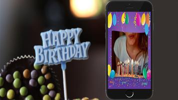 Birthday Photo Frame Affiche