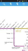 Busan Metro Map постер