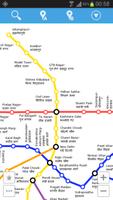 Delhi Metro Map Cartaz