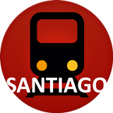 Santiago Metro Map Zeichen