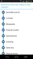 Santiago Metro Map اسکرین شاٹ 1