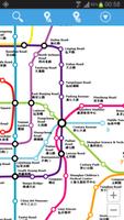 Shanghai Metro Map Affiche
