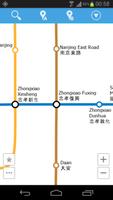 Taipei Metro Map الملصق