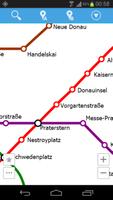 Vienna Metro Map постер