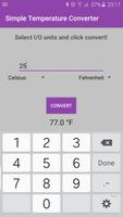 Simple Temperature Converter screenshot 1