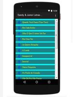 Sandy & Junior Letras Hits स्क्रीनशॉट 1