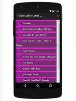 Paula Mattos Letras Canções screenshot 1