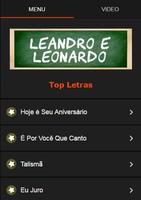 Letras Musicas Leandro e Leonardo โปสเตอร์