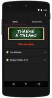 Thaeme e Thiago Letras Cartaz