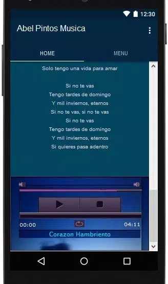 Descarga de APK de Abel Pintos Letras De La Music para Android