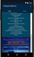 Chayanne letras de la musica اسکرین شاٹ 1