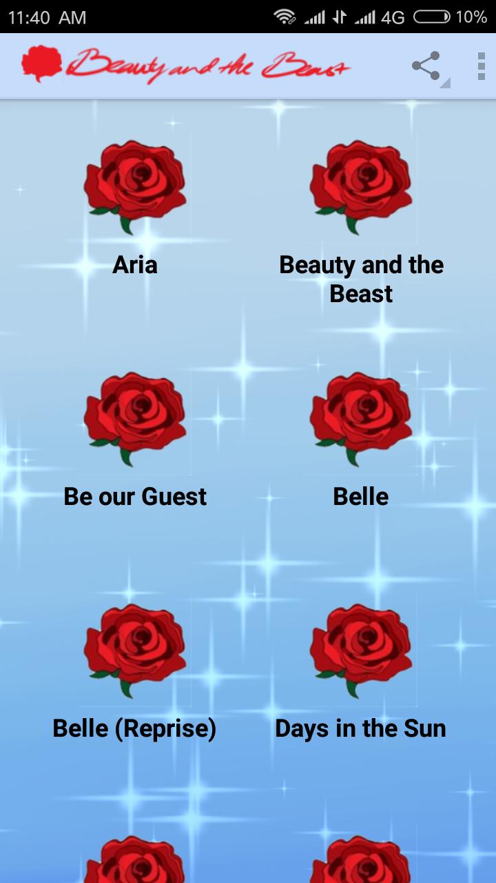 Lyrics of Beauty and the Beast for Android - APK Download