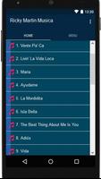 Letras Musica Ricky Martine پوسٹر