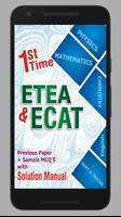 Engineering College Entry Test : ECAT& ETEA MCQS Poster
