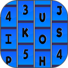 Letter Tiles (Don't Touch The Numbers) Free icône