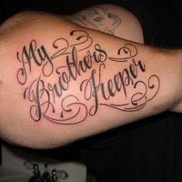 lettering tattoo پوسٹر