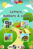 ABC,numbers & colors plakat