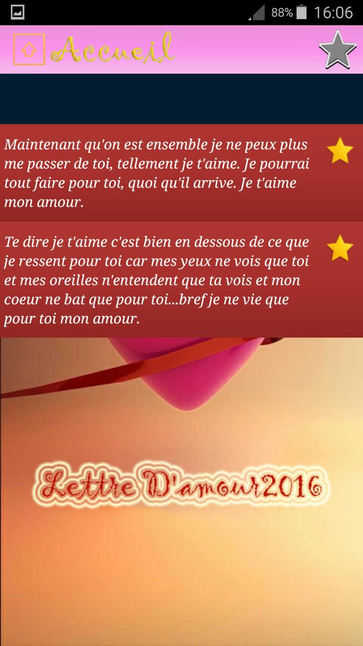 Lettre Damour Sms Romantique For Android Apk Download