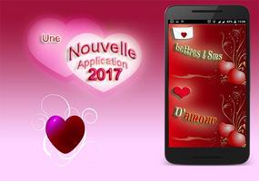 Lettres et SMS d'amour 2017 Affiche