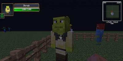 Shrekcraft Mod for MCPE Affiche