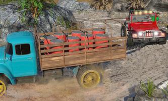 Offroad Long Truck Sim - Offroad Quad Jeep Driver ภาพหน้าจอ 1