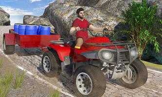 Offroad Long Truck Sim - Offroad Quad Jeep Driver imagem de tela 2