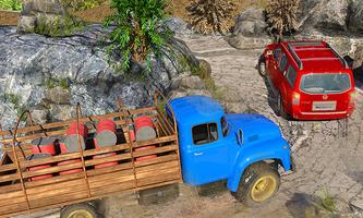 Offroad Long Truck Sim - Offroad Quad Jeep Driver imagem de tela 3