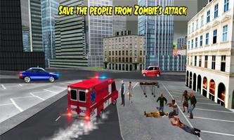 Ambulance Rescue Drive: Zombie скриншот 1