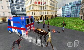 Ambulance Rescue Drive: Zombie скриншот 3