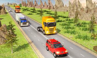 Traffic Highway Truck Racing - Truck Driving скриншот 1
