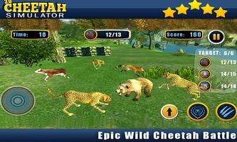 Angry Cheetah Wild Attack Sim captura de pantalla 3
