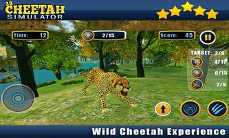 Angry Cheetah Wild Attack Sim captura de pantalla 2
