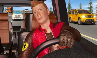 Traffic Highway Car Drift Race Poster