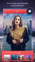 City Video Photo Background Editor Affiche