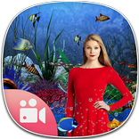 Live Aquarium Video Photo Background Editor