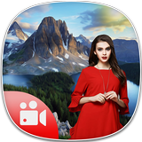 Live Mountain Video Photo Background Editor simgesi