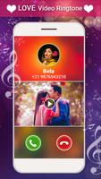 Love Video Ringtone for Incoming Call Affiche