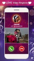 Love Video Ringtone for Incoming Call capture d'écran 2