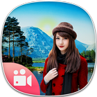 Nature Video Photo Background Editor آئیکن