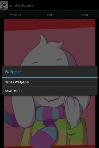 Android 用の Asriel Dreemurr Wallpaper Apk をダウンロード