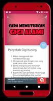 Cara Memutihkan Gigi Alami screenshot 1