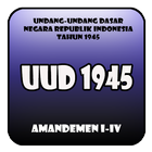 Undang Undang Dasar 1945 dan amandemen ไอคอน