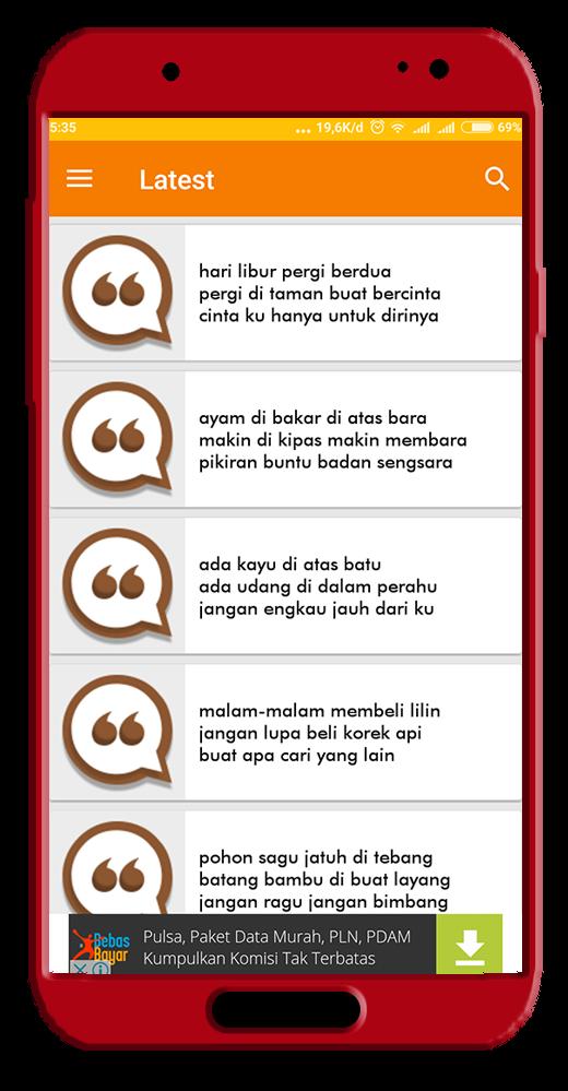 Pantun Cinta Lengkap For Android Apk Download